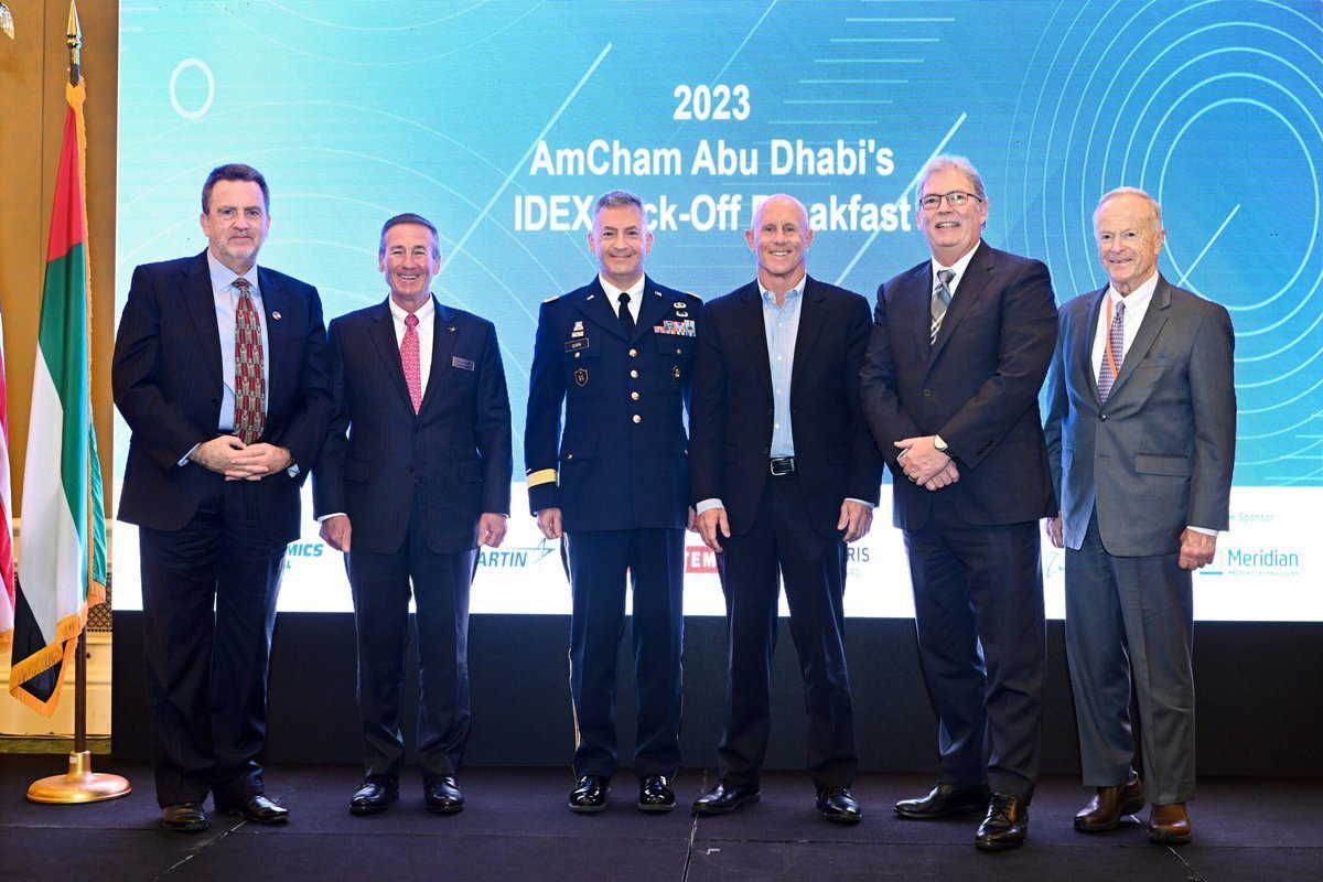 GloBAS Engineering at AmCham Abu Dhabi’s IDEX Kick-Off Breakfast
